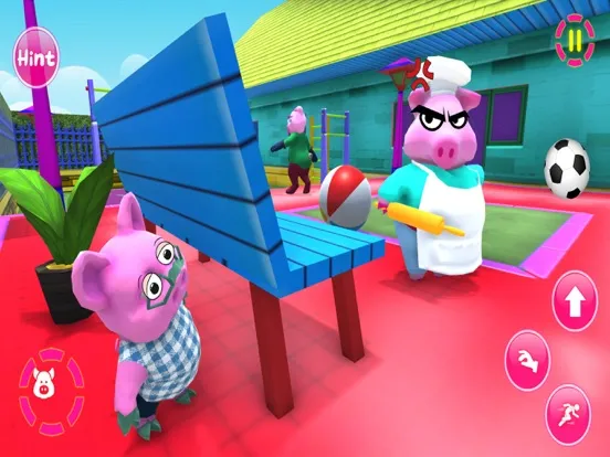 Scary Neighbor Piggy Games 3D iPad  স্ক্রিনশট