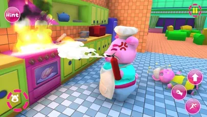 Scary Neighbor Piggy Games 3D স্ক্রিনশট