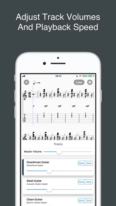 Screenshot di Tab PlayAlong - Tab Player&Amp