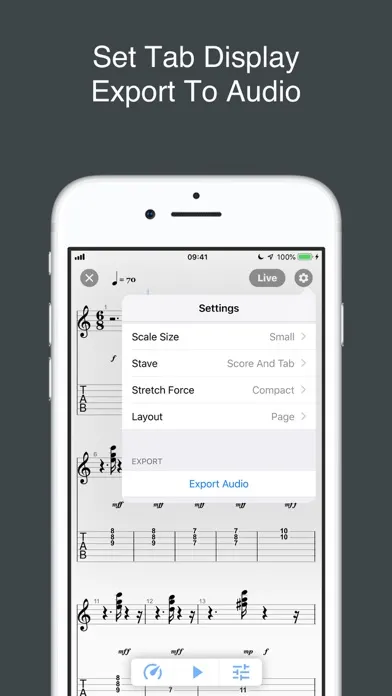 Screenshot di Tab PlayAlong - Tab Player&Amp