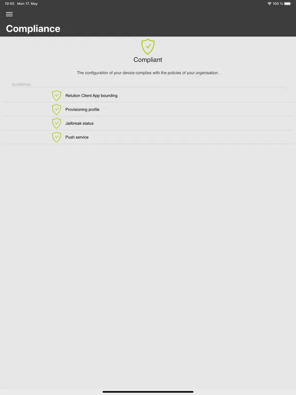 Relution iPad  سکرین شاٹس