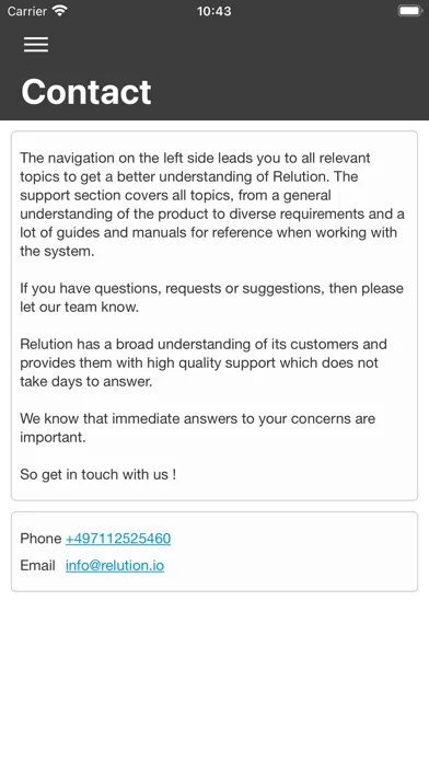Relution سکرین شاٹس