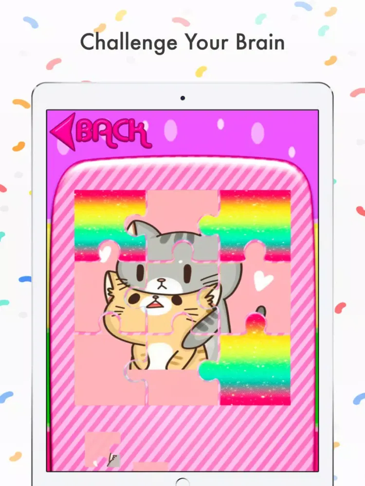 Cat and Kitten Jigsaw Puzzles iPad  Screenshots