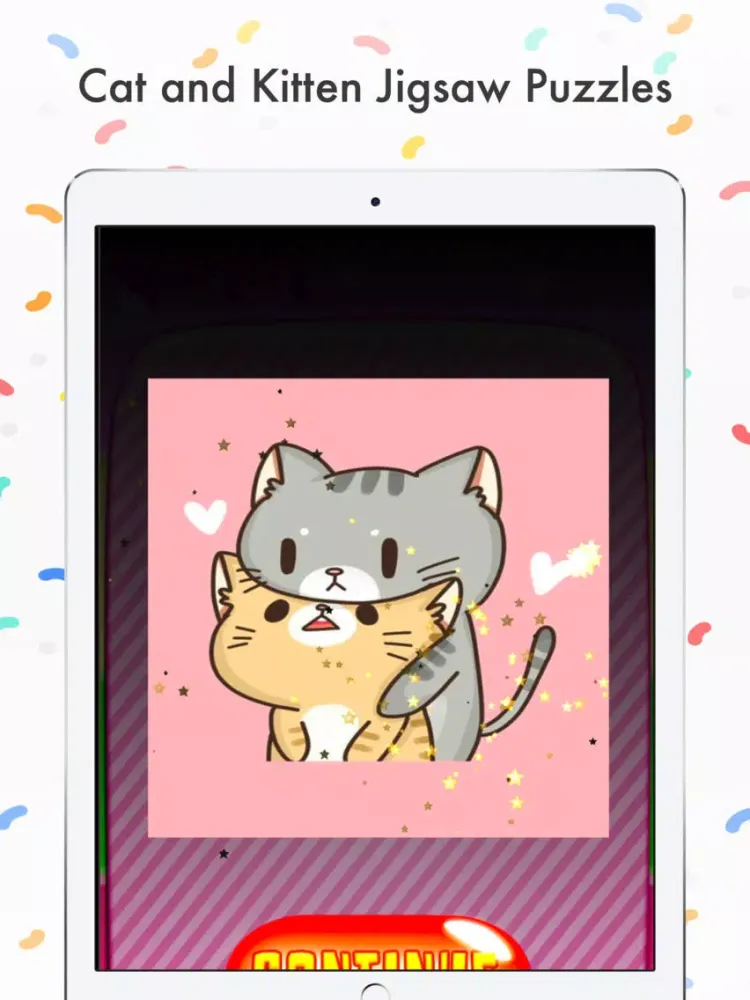 Cat and Kitten Jigsaw Puzzles iPad  Screenshots