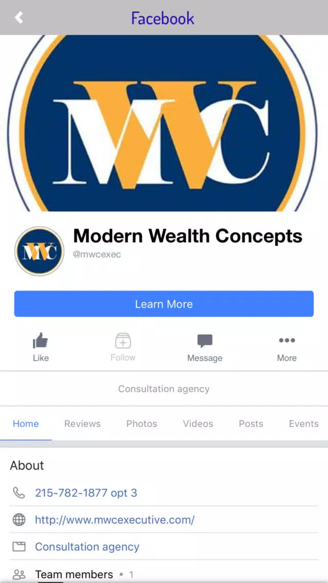 MWC Executive سکرین شاٹس