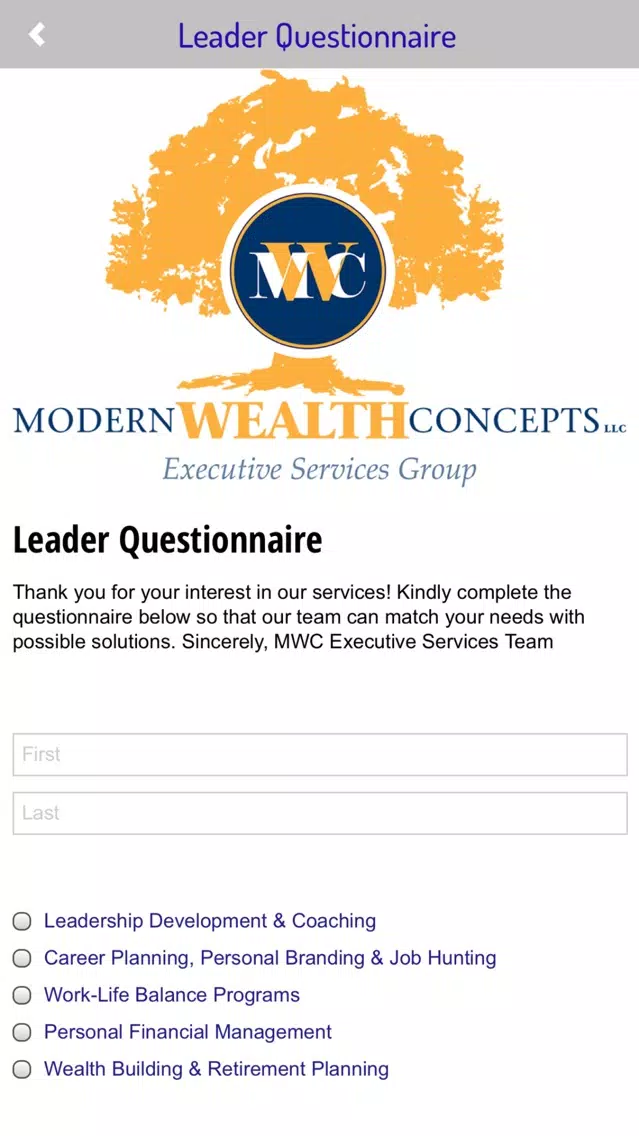 MWC Executive سکرین شاٹس