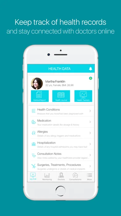 mHealth – Your Health in Cloud Screenshots