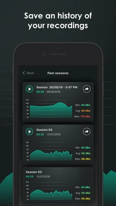 Decibel - sound level meter Screenshots