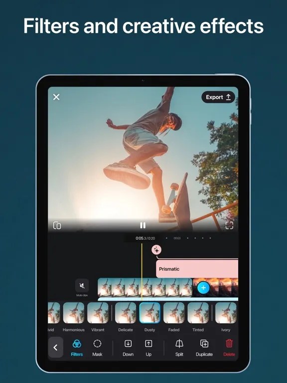 Tangkapan layar SnapCut: AI Video Editor Maker iPad 