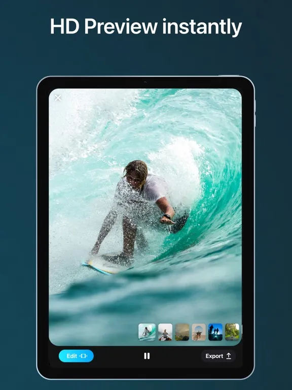 Tangkapan layar SnapCut: AI Video Editor Maker iPad 