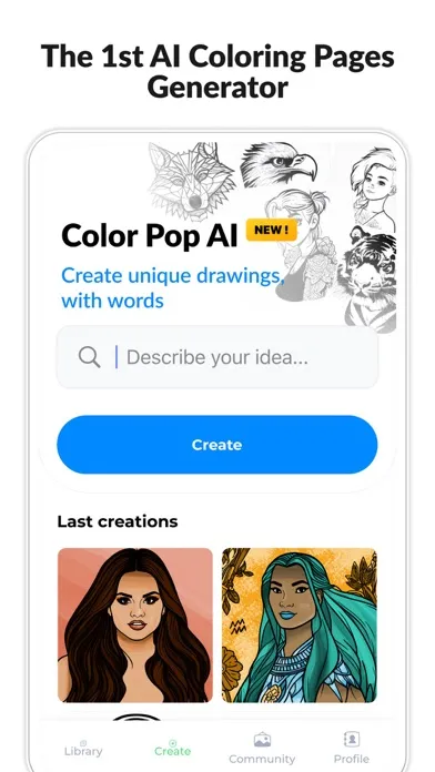 Color Pop AI - Coloring Book Screenshots