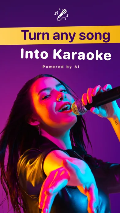 Zrzuty ekranu Yousing AI Karaoke Songs