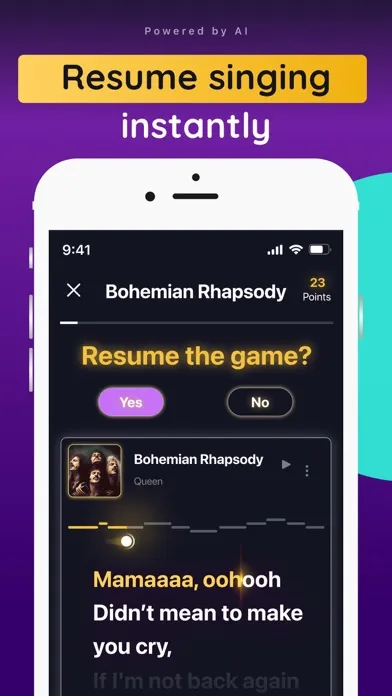 Zrzuty ekranu Yousing AI Karaoke Songs