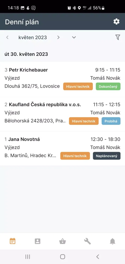 Zrzuty ekranu mWork365