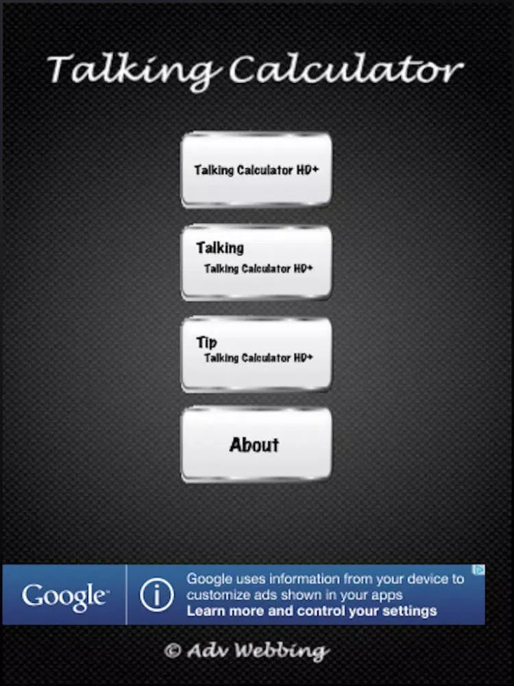 Screenshot di Talking calculator HD+ iPad 