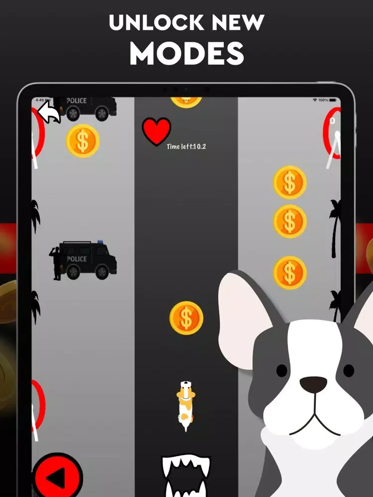 Tangkapan layar Boo-dog iPad 