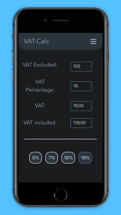 Скриншоты VAT Calcuator - VAT