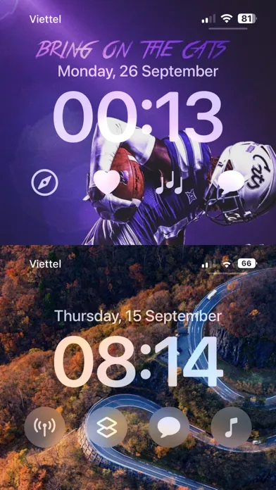 ภาพหน้าจอของ App Launcher Lockscreen Widget