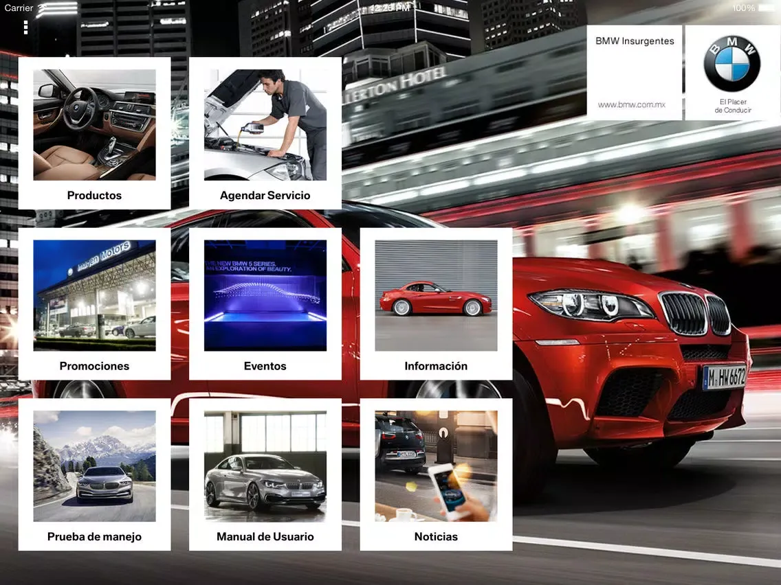BMW Insurgentes iPad  স্ক্রিনশট