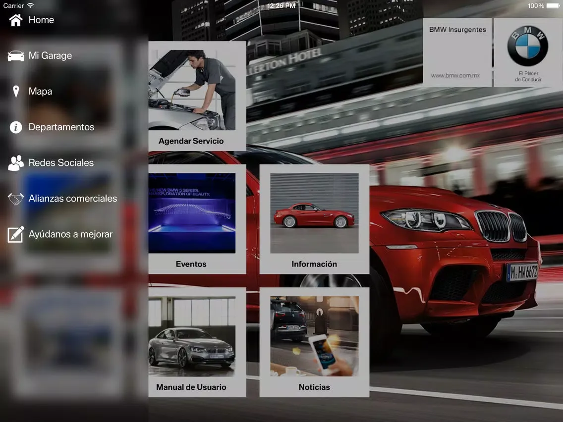 BMW Insurgentes iPad  স্ক্রিনশট