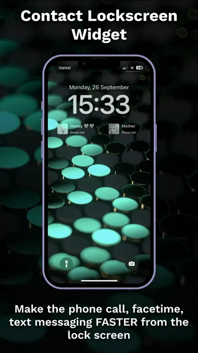 تصاویر Contact Lockscreen Widget Pro