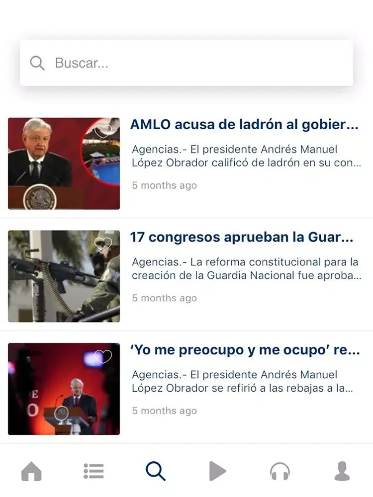 Screenshot di GMN iPad 