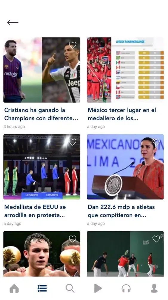 Screenshot di GMN