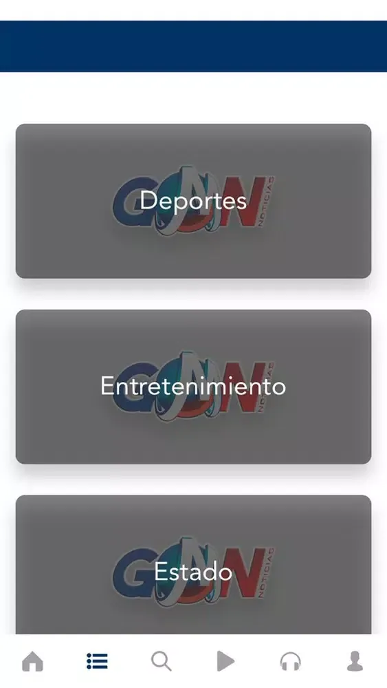 Screenshot di GMN