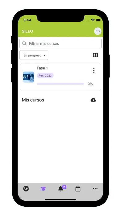 Captures d'écran de SILEOAPP