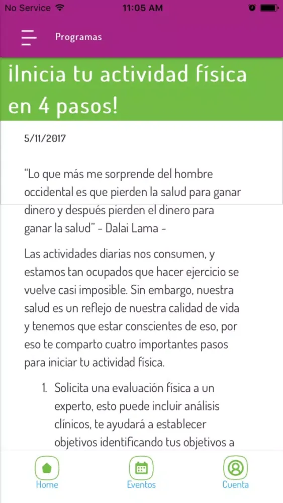 Capturas de tela do Trabajo Vivo Disfruto