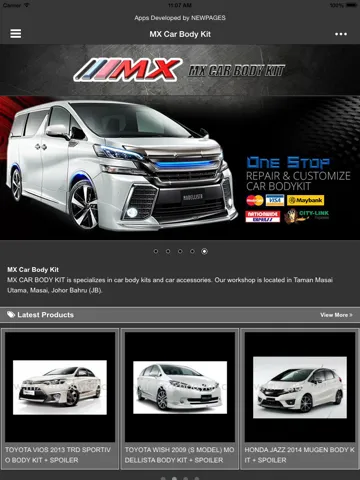 MX Car Body Kit iPad  スクリーンショット