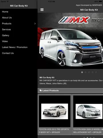 MX Car Body Kit iPad  スクリーンショット