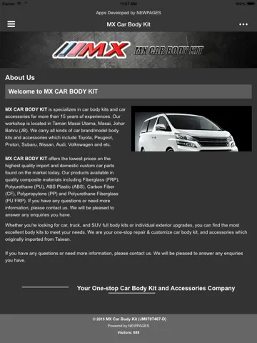 MX Car Body Kit iPad  スクリーンショット