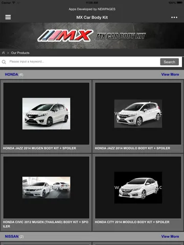 MX Car Body Kit iPad  スクリーンショット