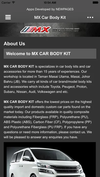 MX Car Body Kit スクリーンショット