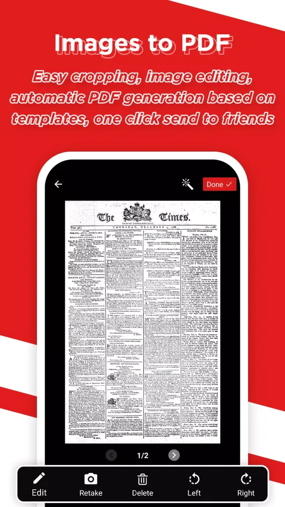 Capturas de tela do Easy PDF