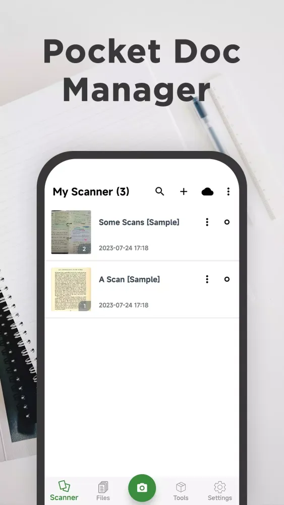Tangkapan layar Easy Scanner
