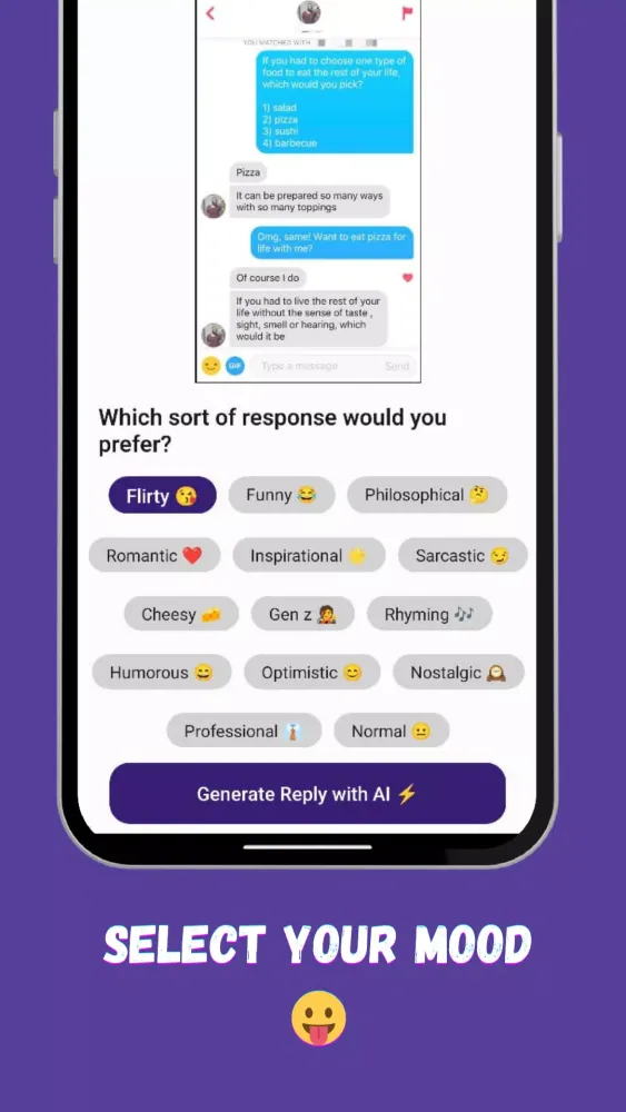 Capturas de tela do Reply AI - Your Chat Coach