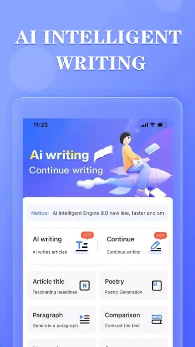 AI-Writing articleAI سکرین شاٹس