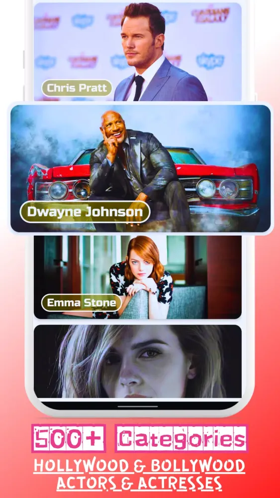ภาพหน้าจอของ 50,000+ Celebrity Wallpaper 4K