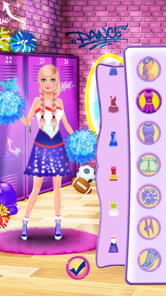 Screenshot di My Cheerleader Prom Choice