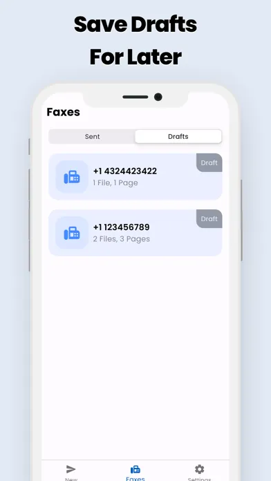 Zrzuty ekranu FaxFlow - Send Fax From iPhone