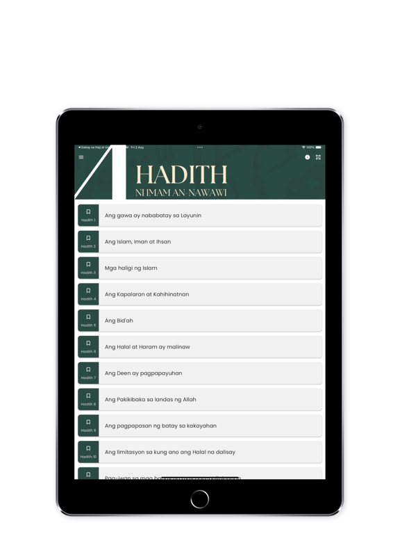 40 Hadith ni Imam An-Nawawiy iPad  Screenshots