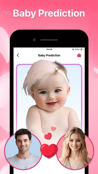 Captures d'écran de AI Future Baby Face Generator