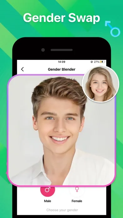 Captures d'écran de AI Future Baby Face Generator
