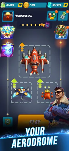HAWK: Airplane Space games स्क्रीनशॉट