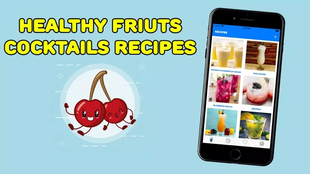 Zrzuty ekranu Healthy Cocktails Recipes