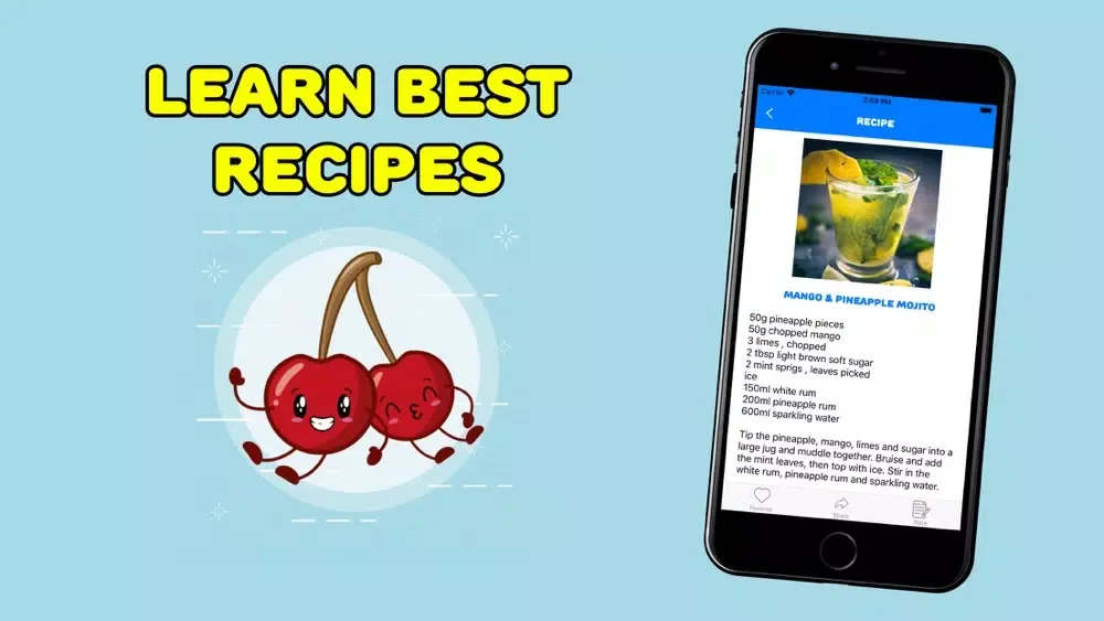 Zrzuty ekranu Healthy Cocktails Recipes