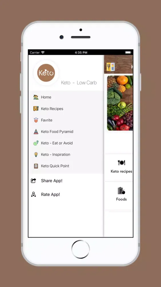 Zrzuty ekranu Keto & Low Carb Diet