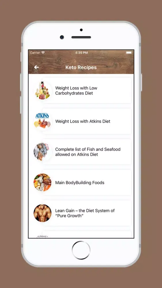 Zrzuty ekranu Keto & Low Carb Diet